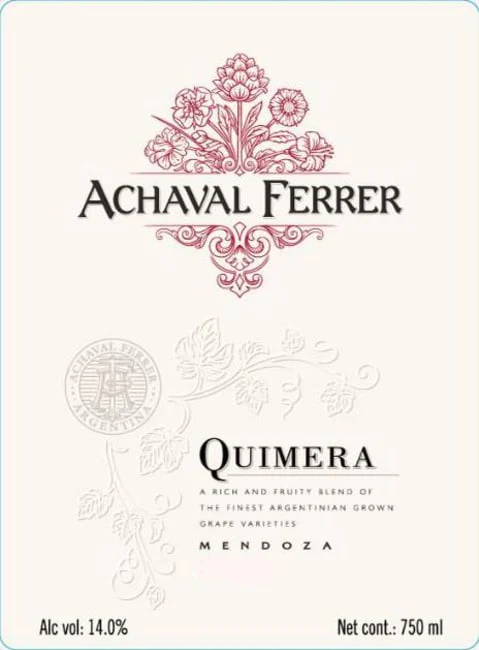 Achaval-Ferrer Quimera Red Blend - Image 2