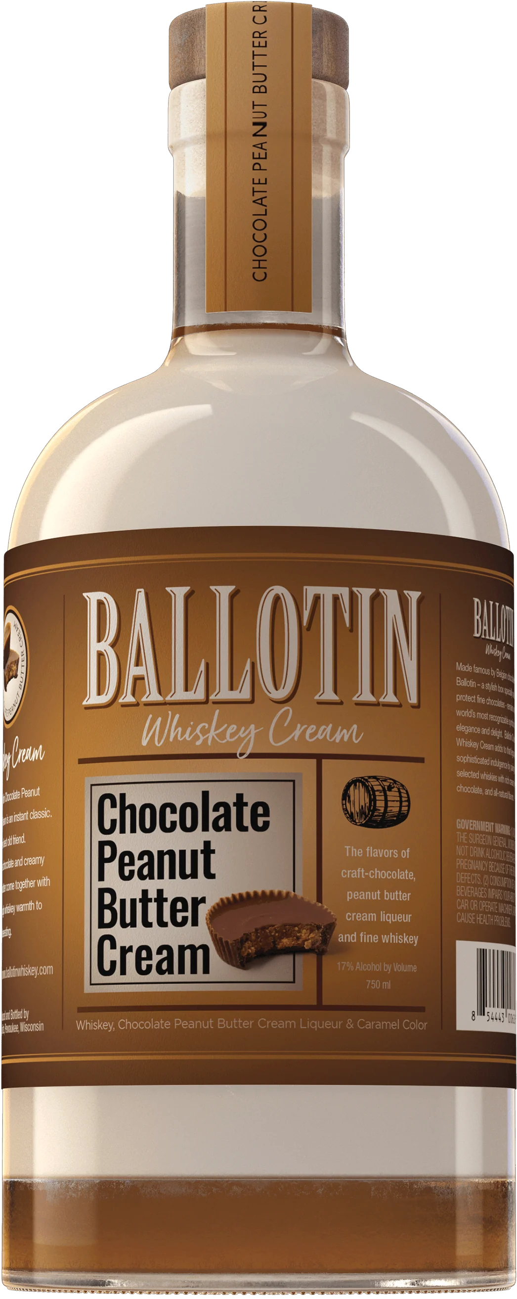 BALLOTIN CHOC PB WHISKEY CREAM