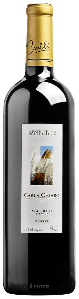 CARELLI 34 CARLA CHIARO MALBEC