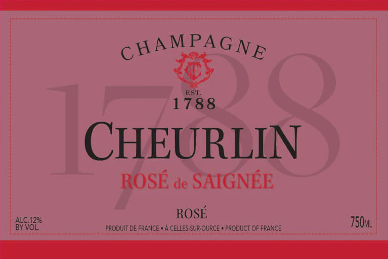 Cheurlin Champagne Rose De Saignee - Image 2