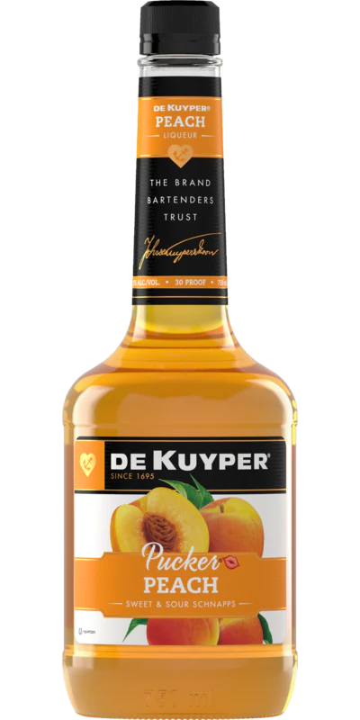 DEKUYPER PEACH PUCKER SCHNAPPS