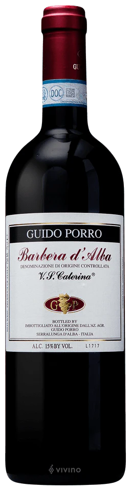 Guido Porro Barbera d'Alba Santa Caterina