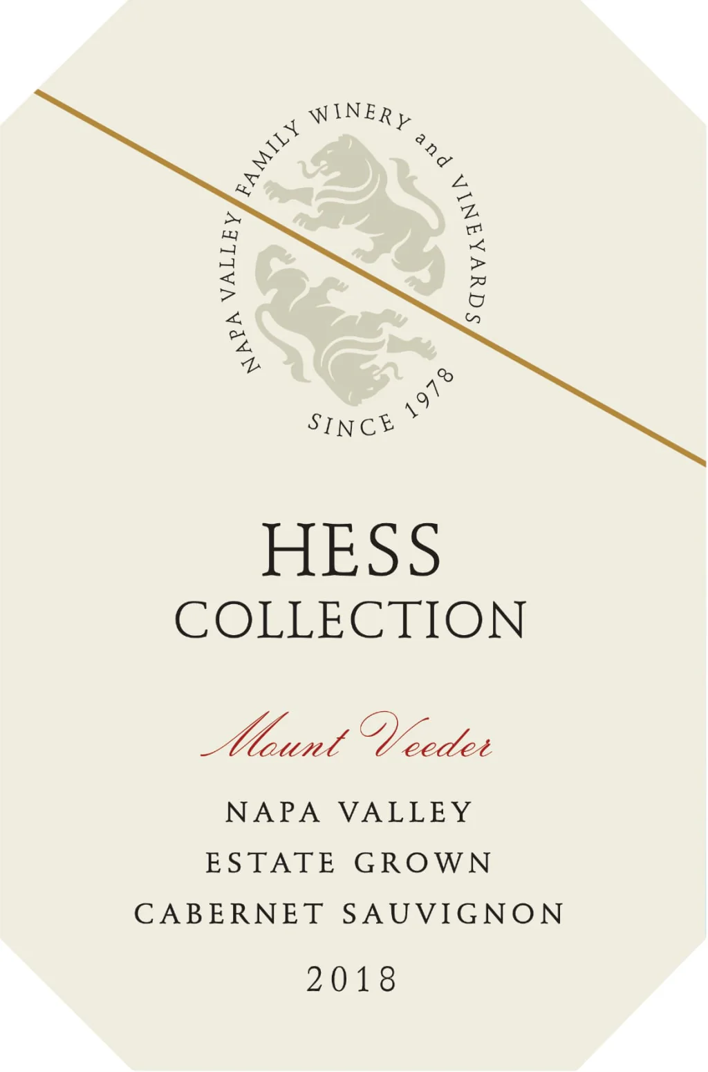 Hess Collection Cabernet Sauvignon, Mount Veeder - Image 2