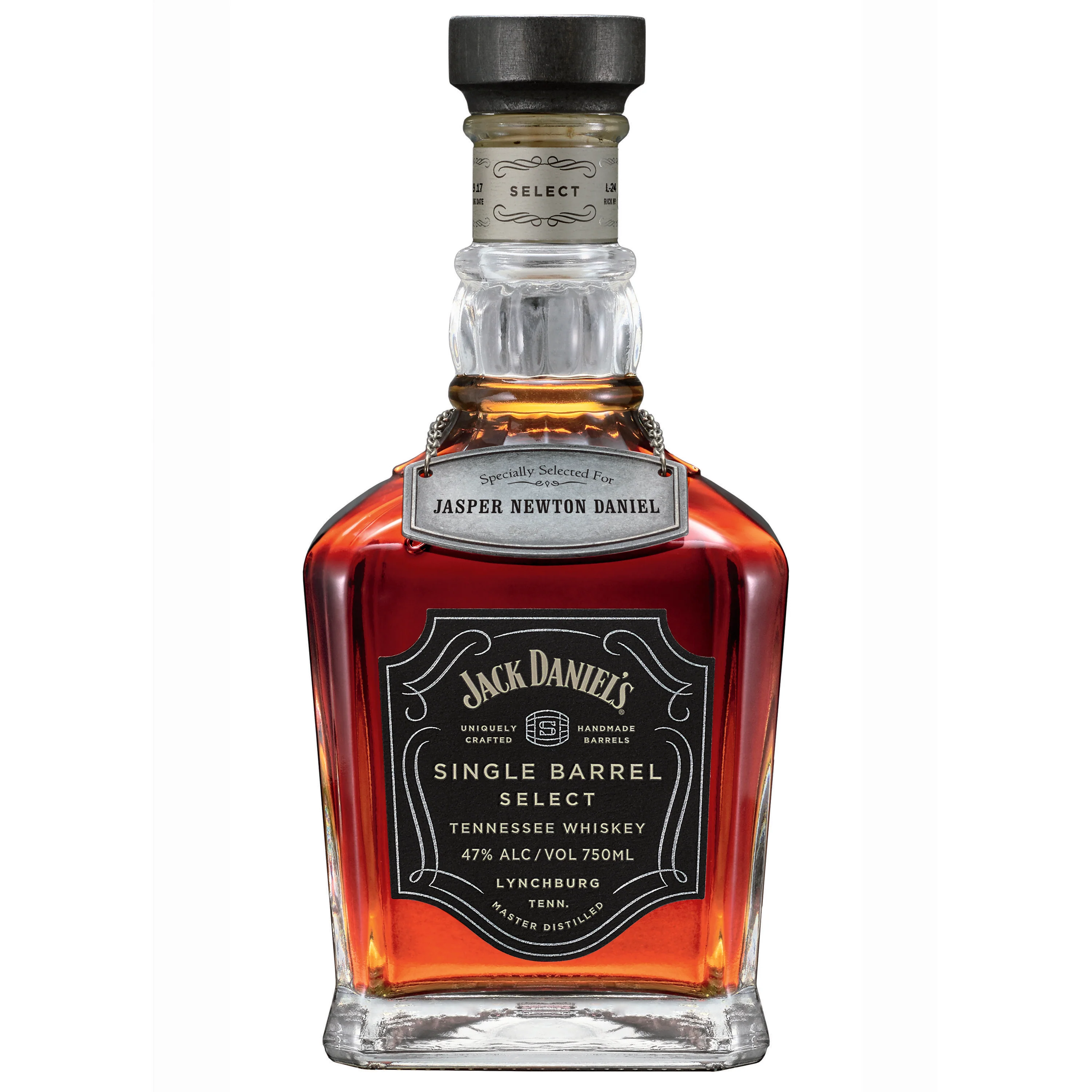 JACK DANIELS SNGL BARREL DECANTER "BEVERAGE WAREHOUSE"