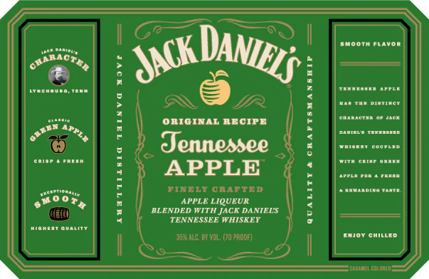 J DANIELS TENNESSEE APPLE 1750ML - Image 2
