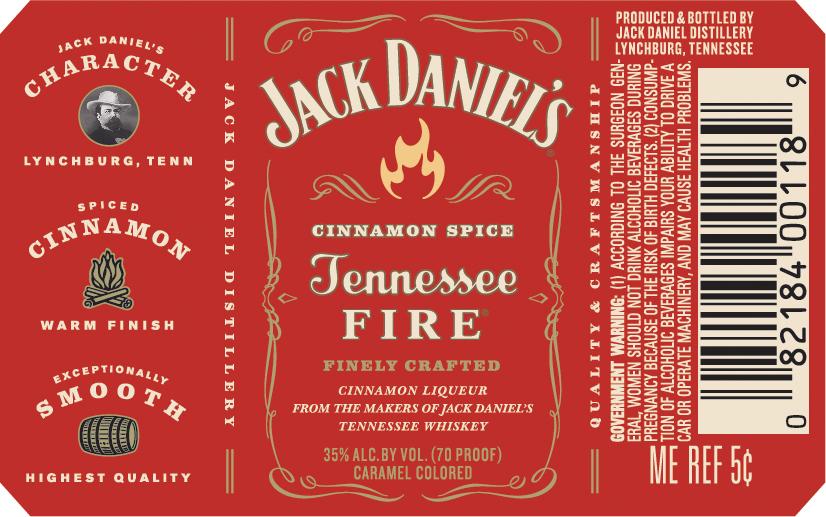 J DANIELS TENNESSEE FIRE PL 50ML SLEEVE (10 BOTTLES) - Image 2