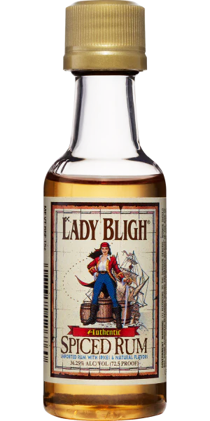 LADY BLIGH SPICED RUM PL 50ML SLEEVE (12 BOTTLES)