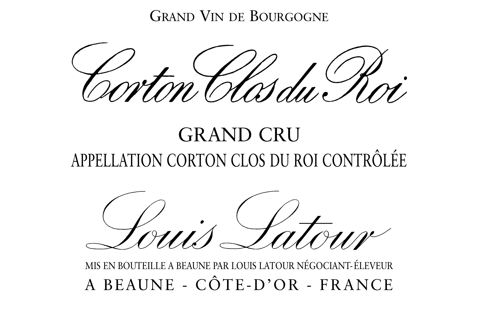 Louis Latour Corton Clos du Roi - Image 2