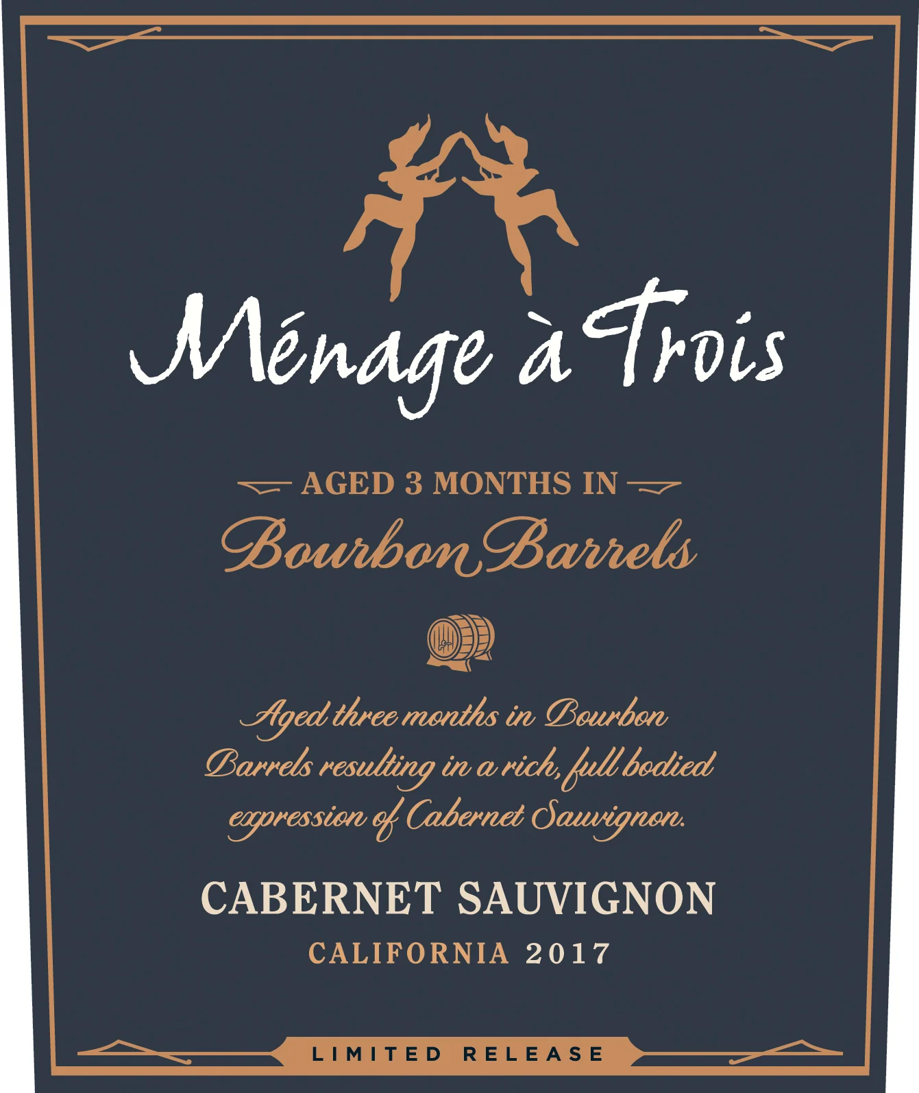 Menage a Trois Bourbon Barrel Cabernet Sauvignon, California - Image 2