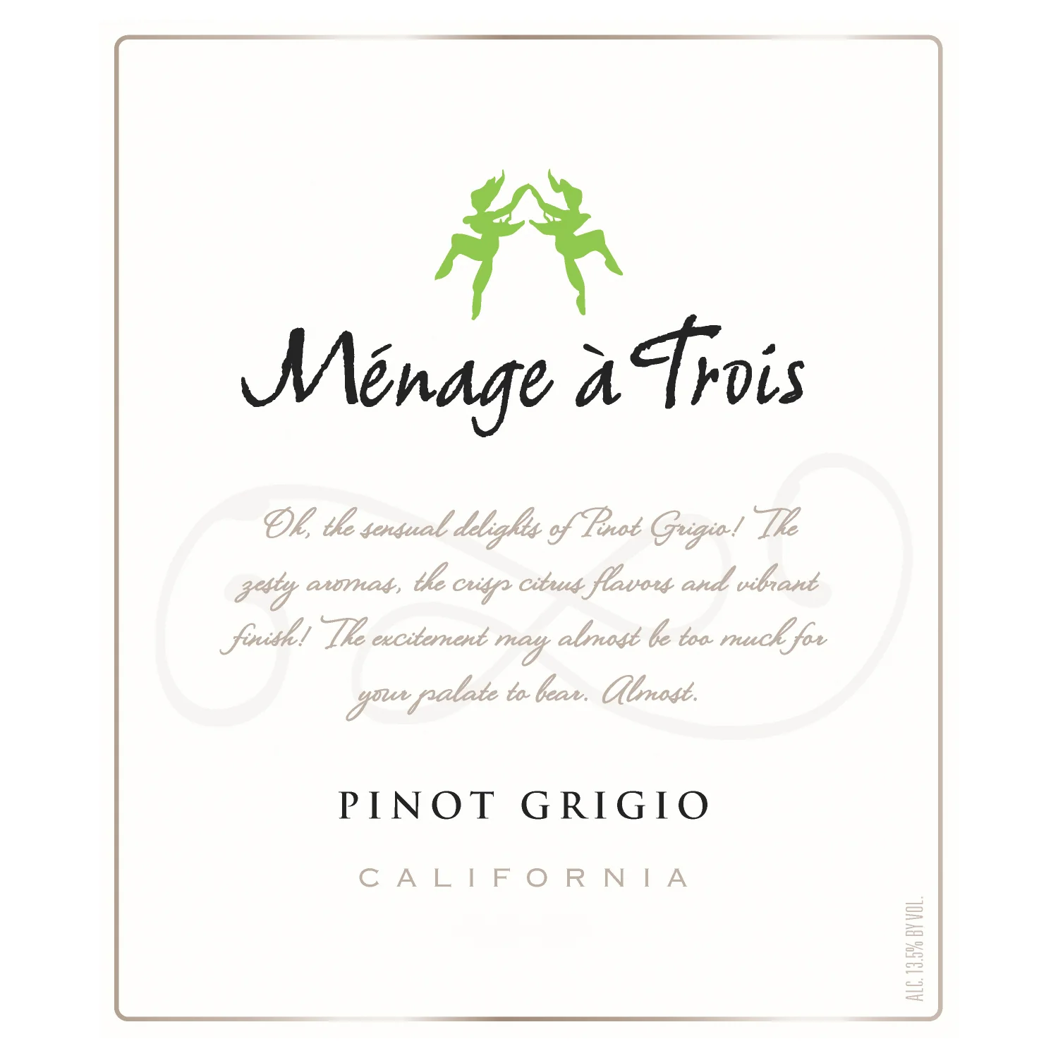 Menage a Trois Pinot Grigio - Image 2