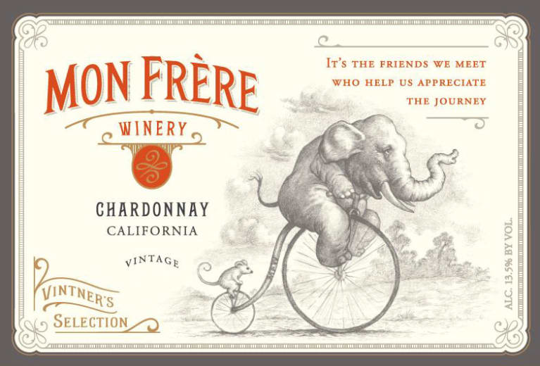 Mon Frere California Chardonnay - Image 2