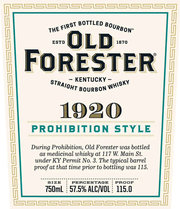 OLD FORESTER 1920 - Image 2