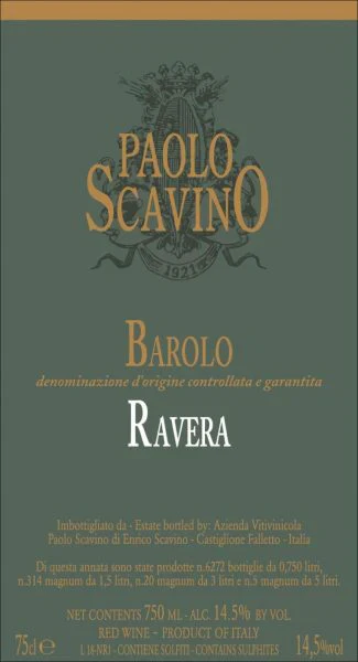 Paolo Scavino Barolo Ravera - Image 2