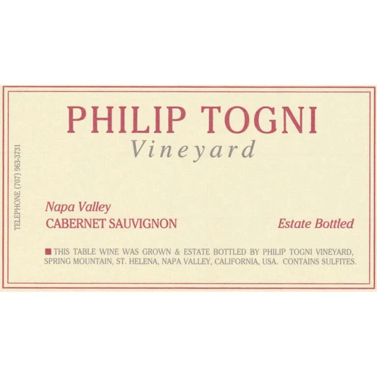Philip Togni Cabernet Sauvignon - Image 2