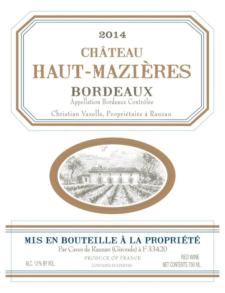 Rauzan Chateau Haut-Mazieres Red Blend - Image 2