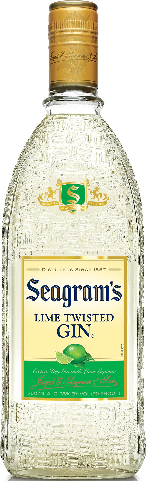 SEAGRAM'S LIME TWISTED GIN