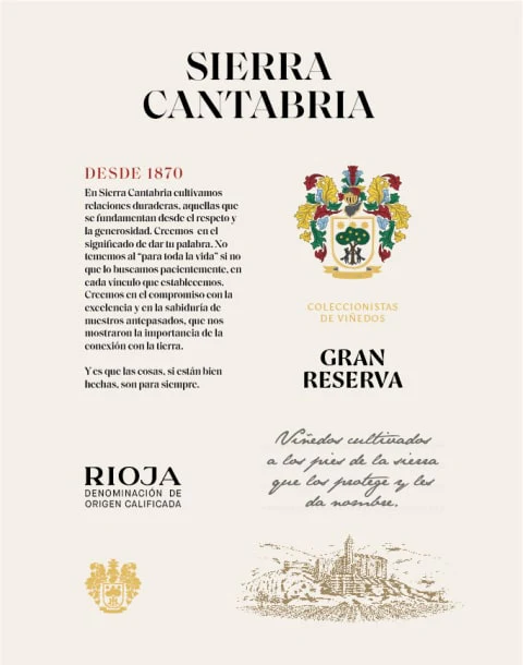 Sierra Cantabria Gran Reserva JS - Image 2