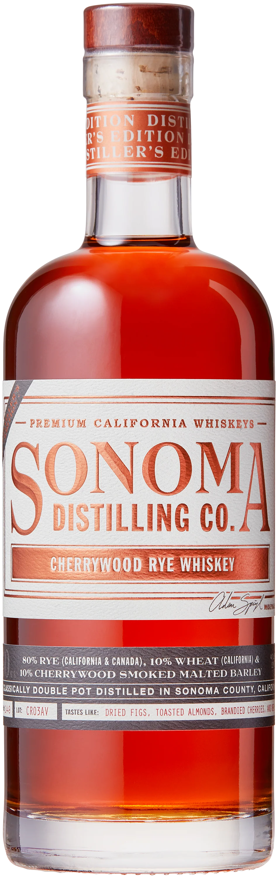 SONOMA DISTILLING CHRYWOOD RYE