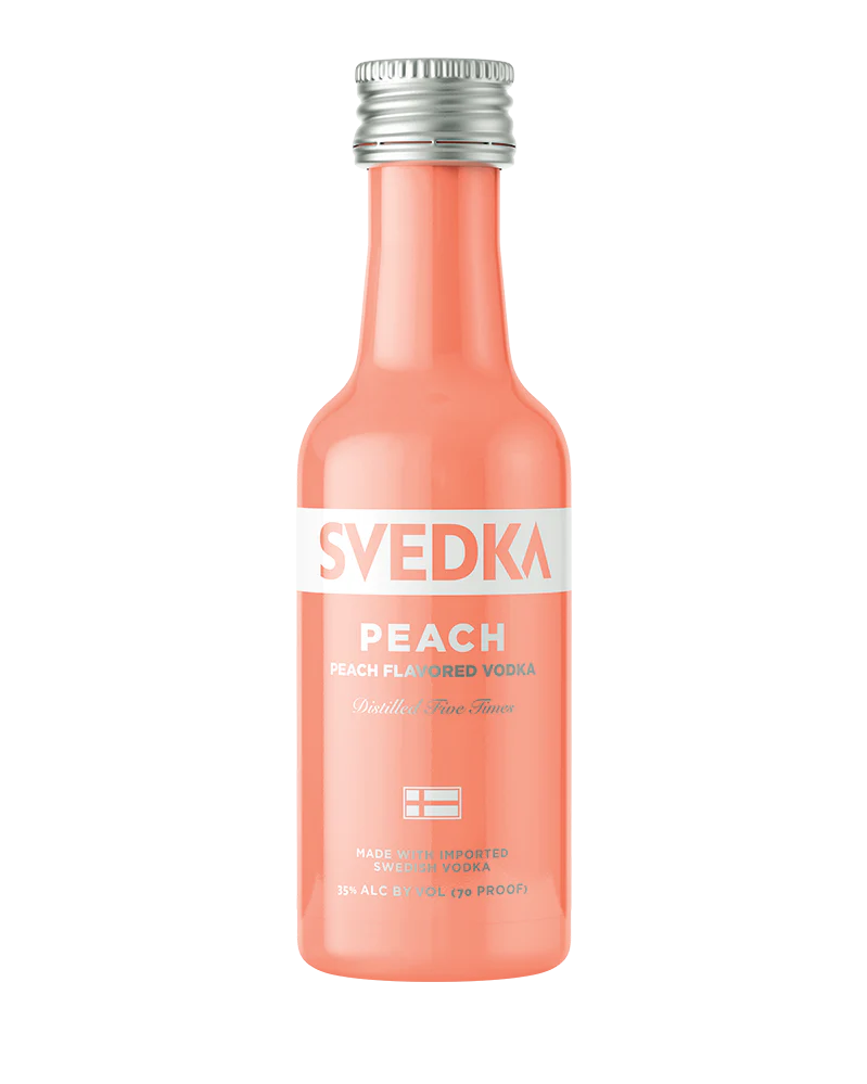 SVEDKA PEACH 50ML SLEEVE (10 BOTTLES)