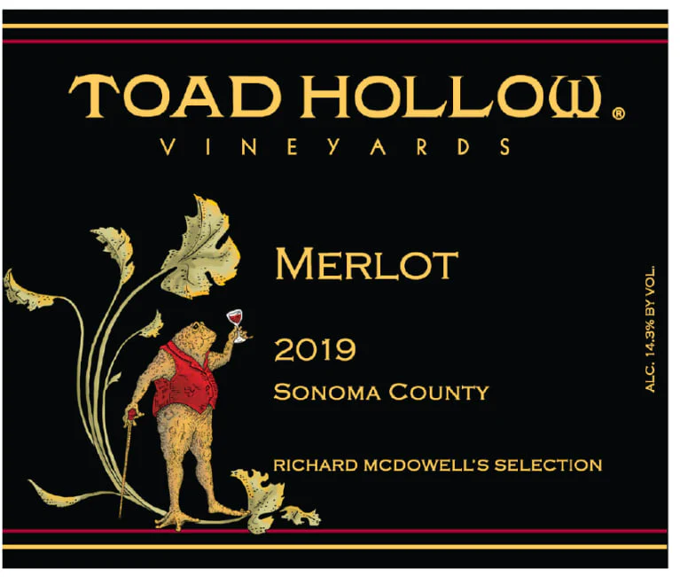 Toad Hollow Reserve Merlot - Image 2