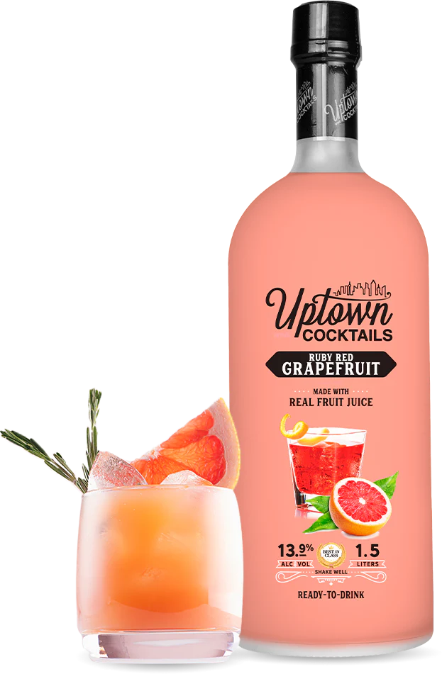Uptown Cocktails Ruby Red Grapefruit 1.5L (Pack of 6)