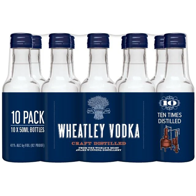 WHEATLEY VODKA PL 50ML SLEEVE (10 BOTTLES) - Image 2