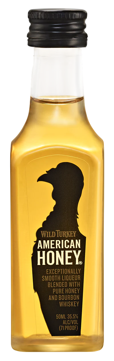 WILD TURKEY AMERICAN HONEY PL 50ML SLEEVE (10 BOTTLES)