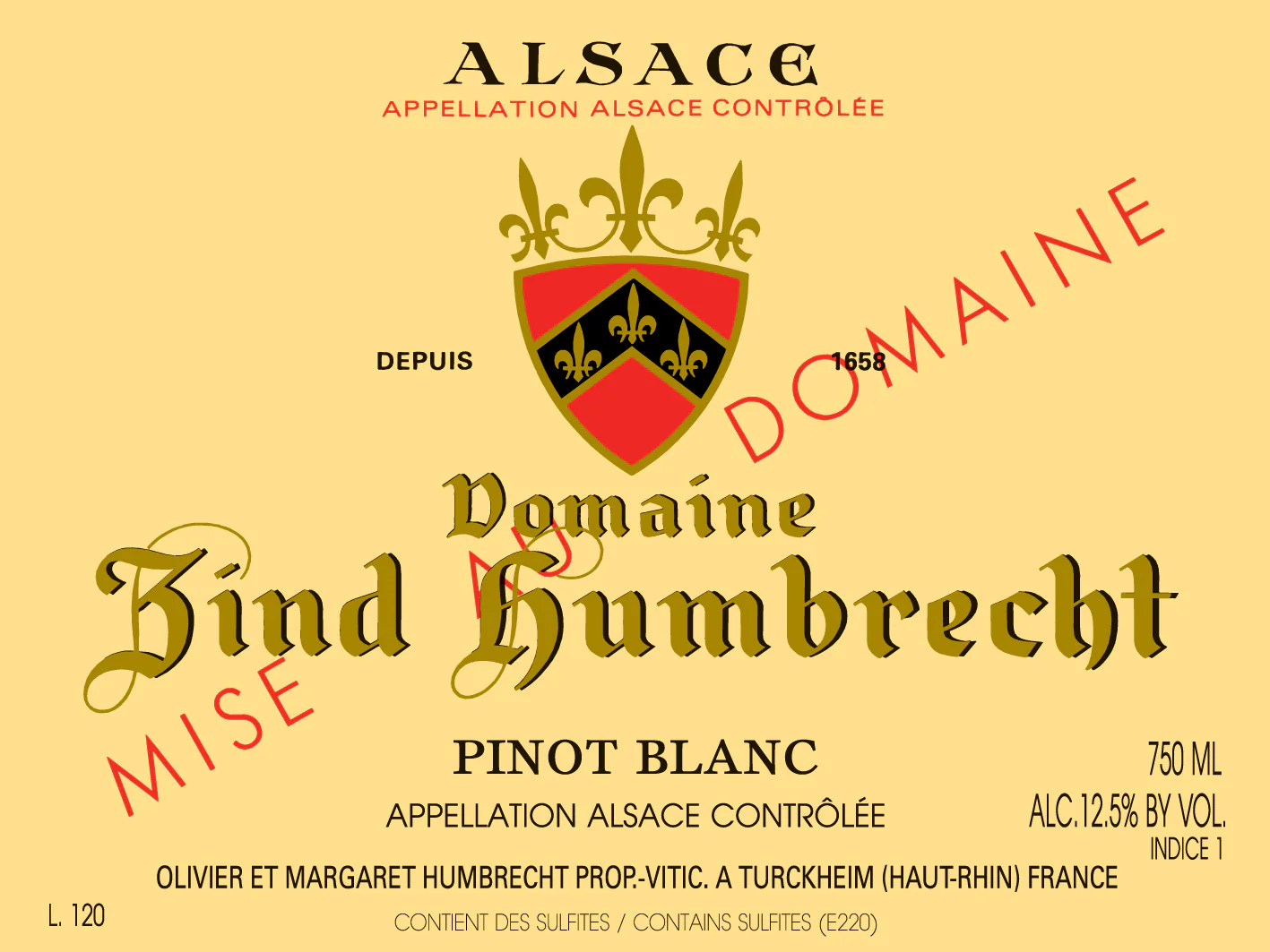 Zind-Humbrecht Pinot Blanc, Alsace - Image 2